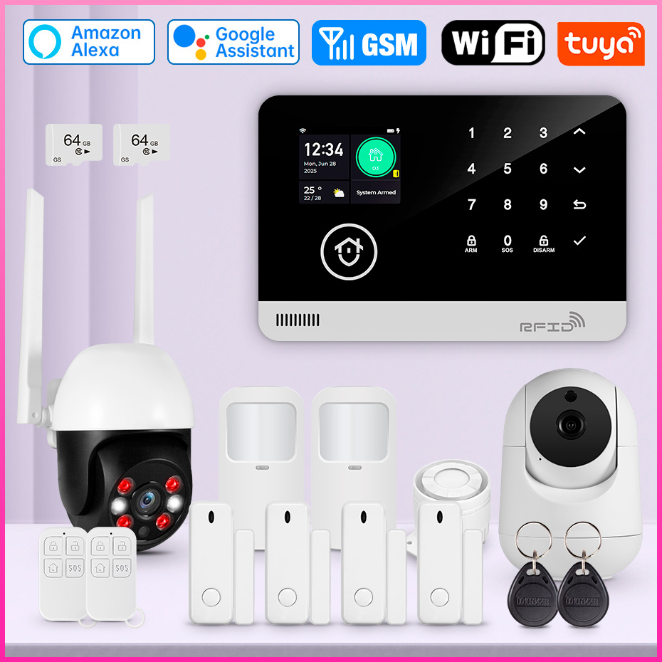 Smart Home Keyboard - Sistema de alarme para casa tuya