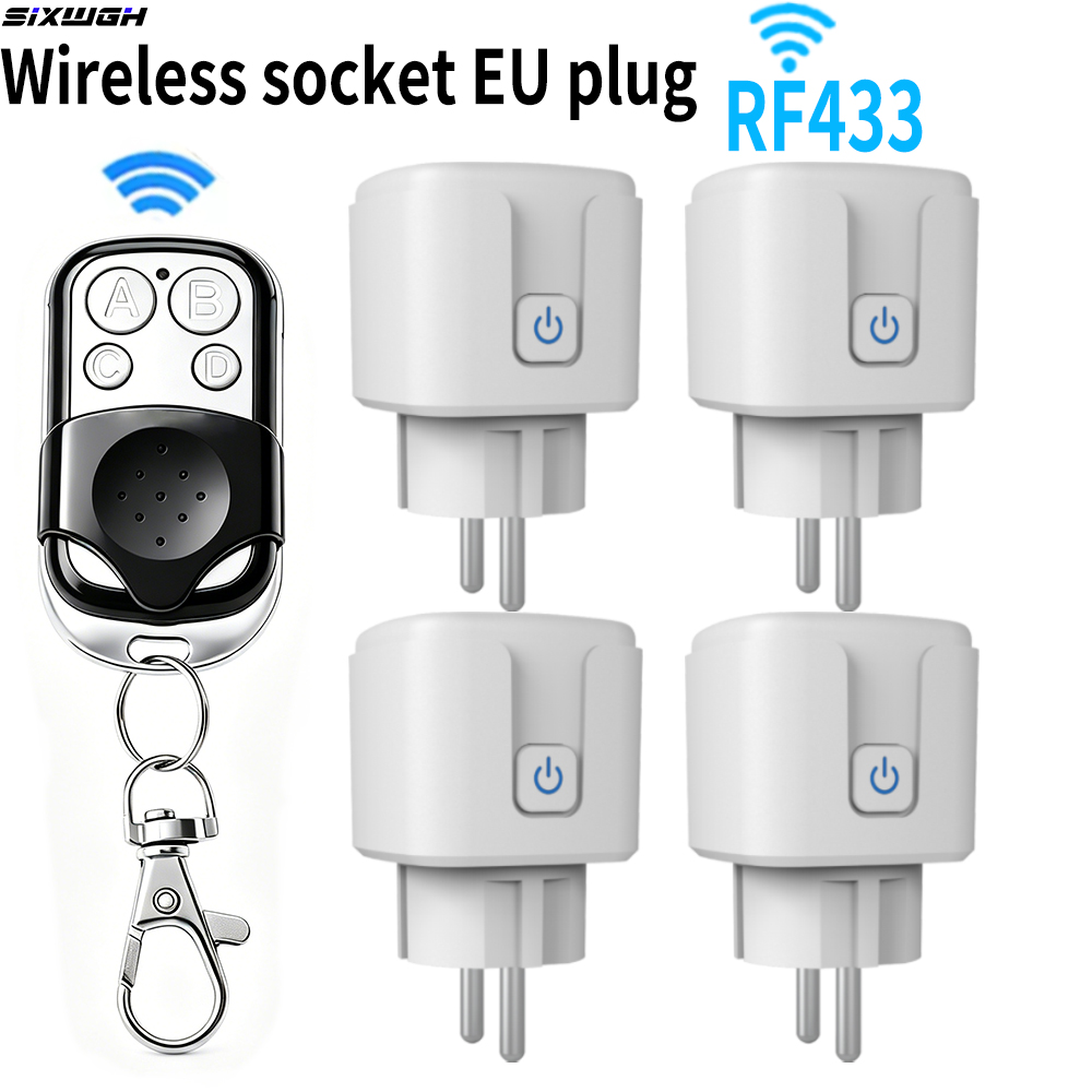 Smart Home Europe - Tomada Inteligente RF433 EU FR Sem