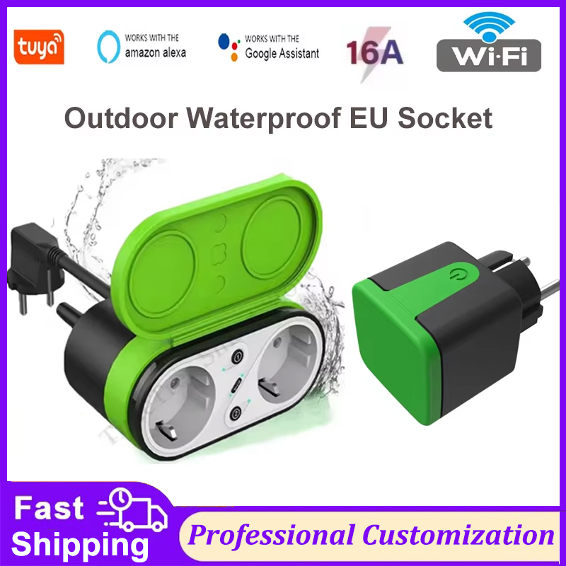 Smart Home Europe - Tomada Inteligente Externa Tuya EU 16A