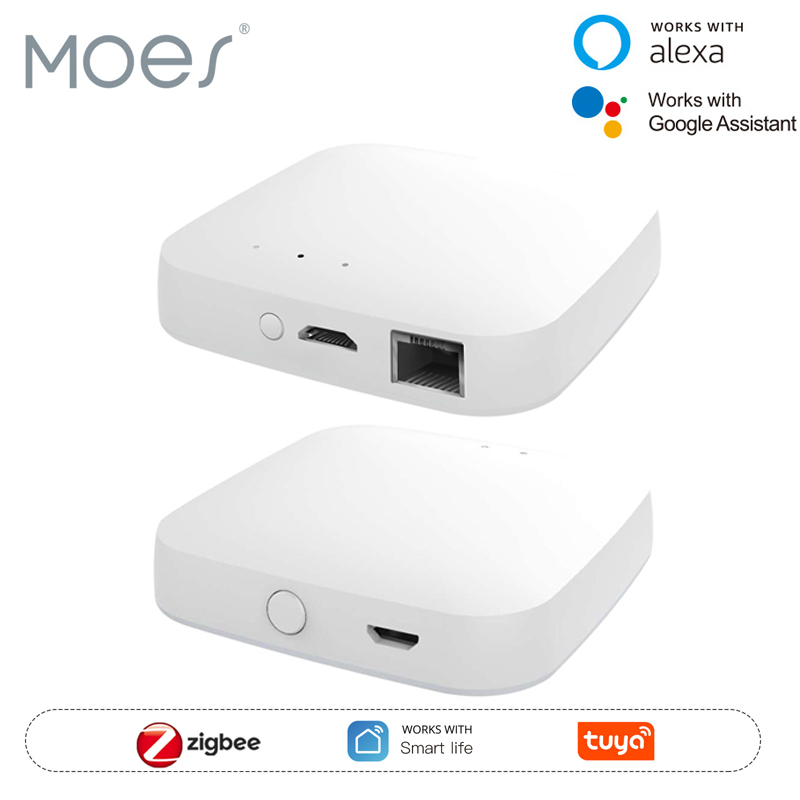 Smart Home Vimar - MOES Tuya ZigBee3.0 Smart Hub, sem