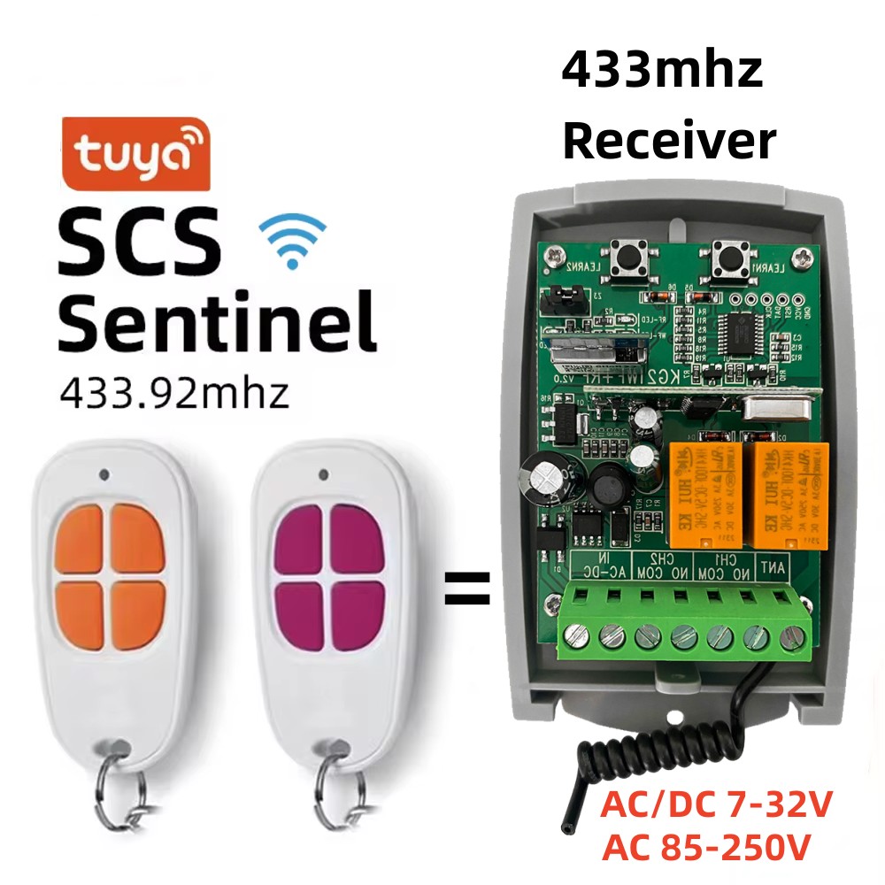 Smart Garage Door Opener - Scs sentinel controlador tuya wifi vida