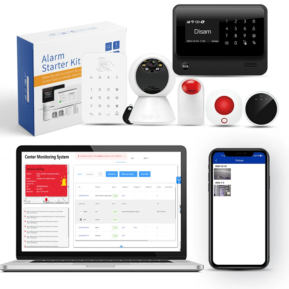 Smart Home Certification - 4g wifi controle remoto inteligente intruso