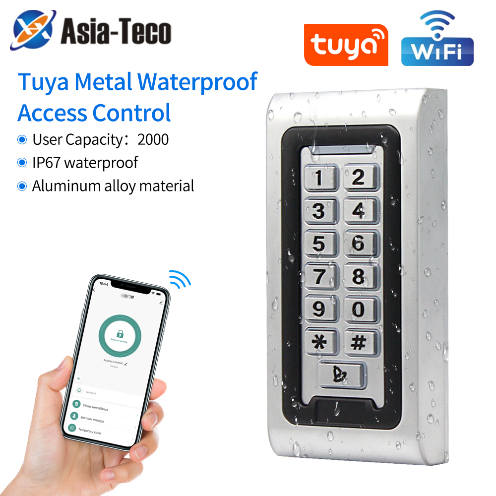 Smart Home Keyboard - Outdoor IP68 Metal Controle de Acesso