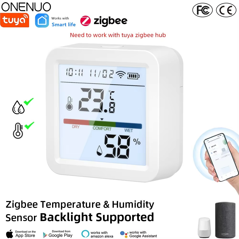 Smart Home Vimar - Tuya ZigBee-Sensor Inteligente de Temperatura e