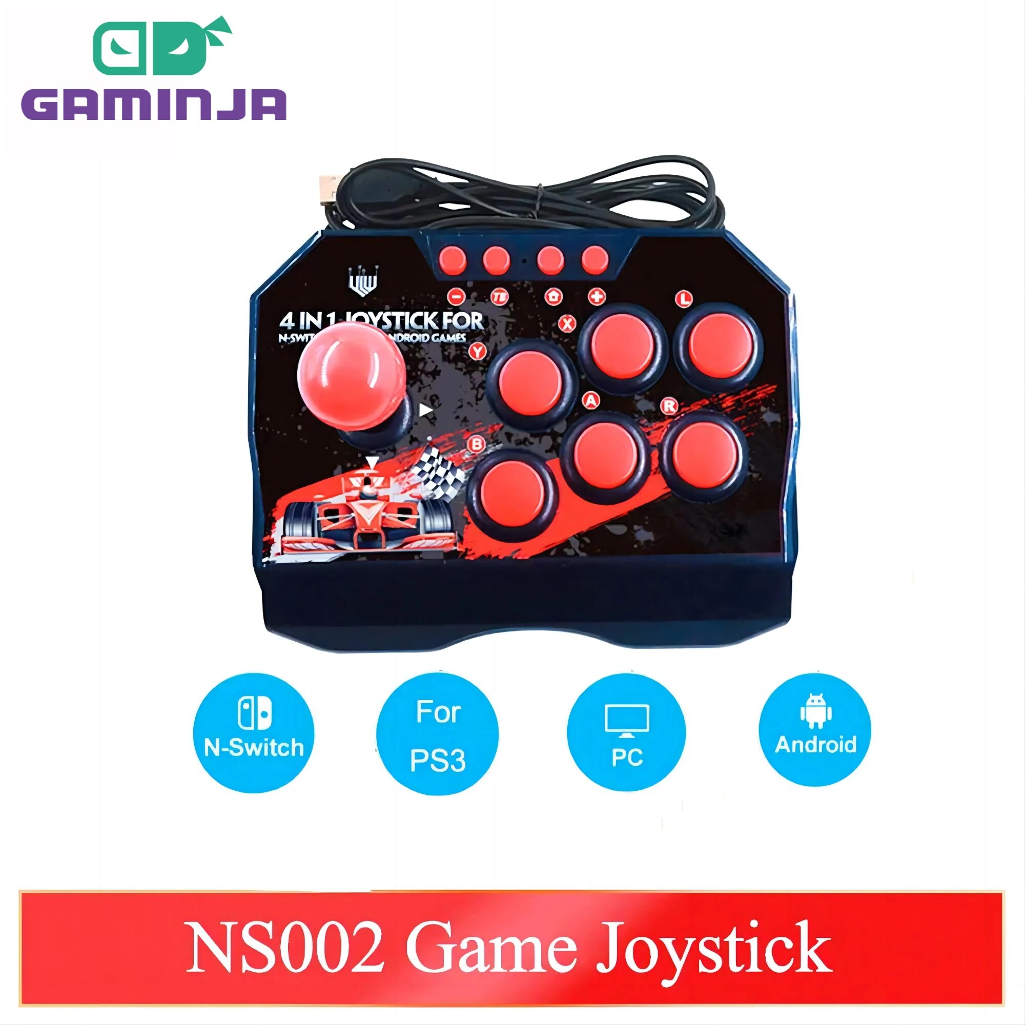 Smart Home Raspberry Pi - GAMINJA NS002 4 Em 1 Retro