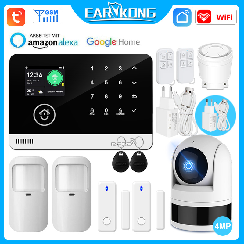 Smart Home Keyboard - Sistema de Alarme Residencial Inteligente Tuya