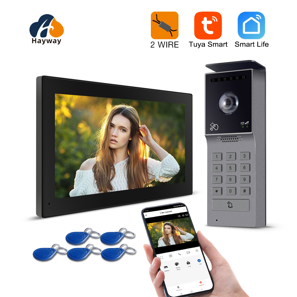 Smart Home Video Doorbell Enhanced Security With Smart Doorbell - Tuya wi fi casa inteligente telefone