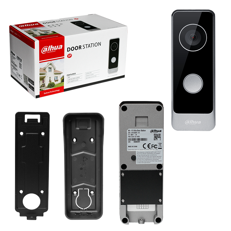 Smart Home Video Doorbell Enhanced Security With Smart Doorbell - Dahua VTO1301R-W 1080P Mini Videoporteiro WiFi