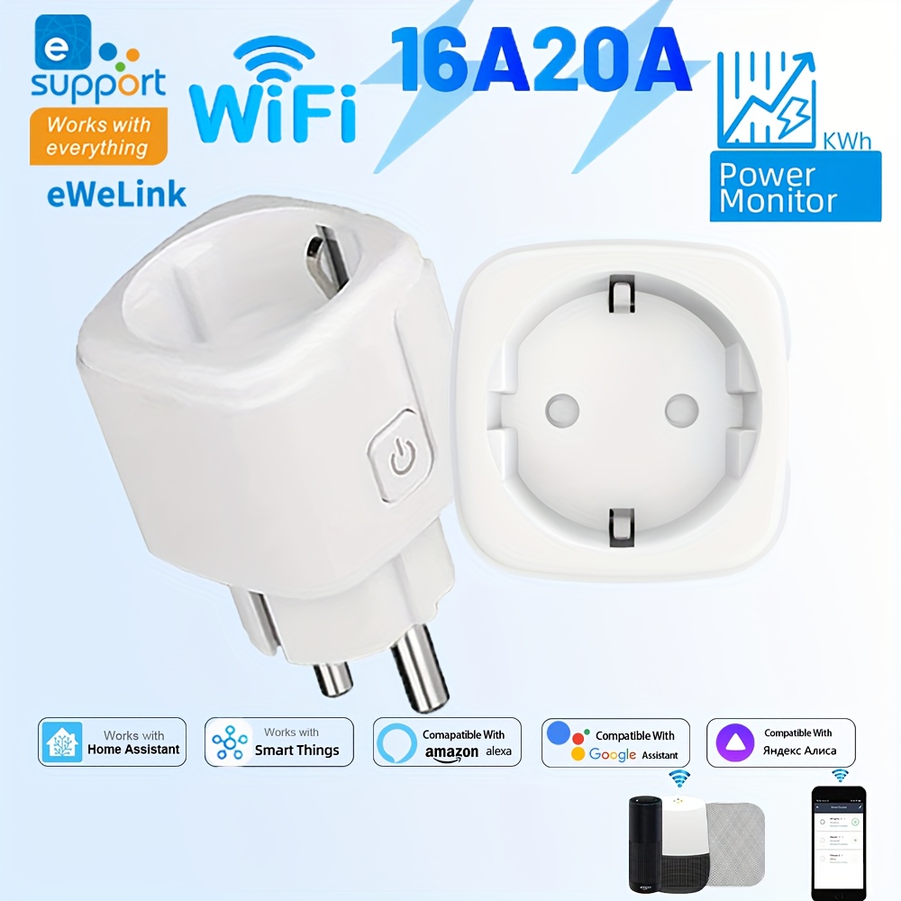 Smart Home Europe - EWeLink Smart WiFi Soquete UE Controle