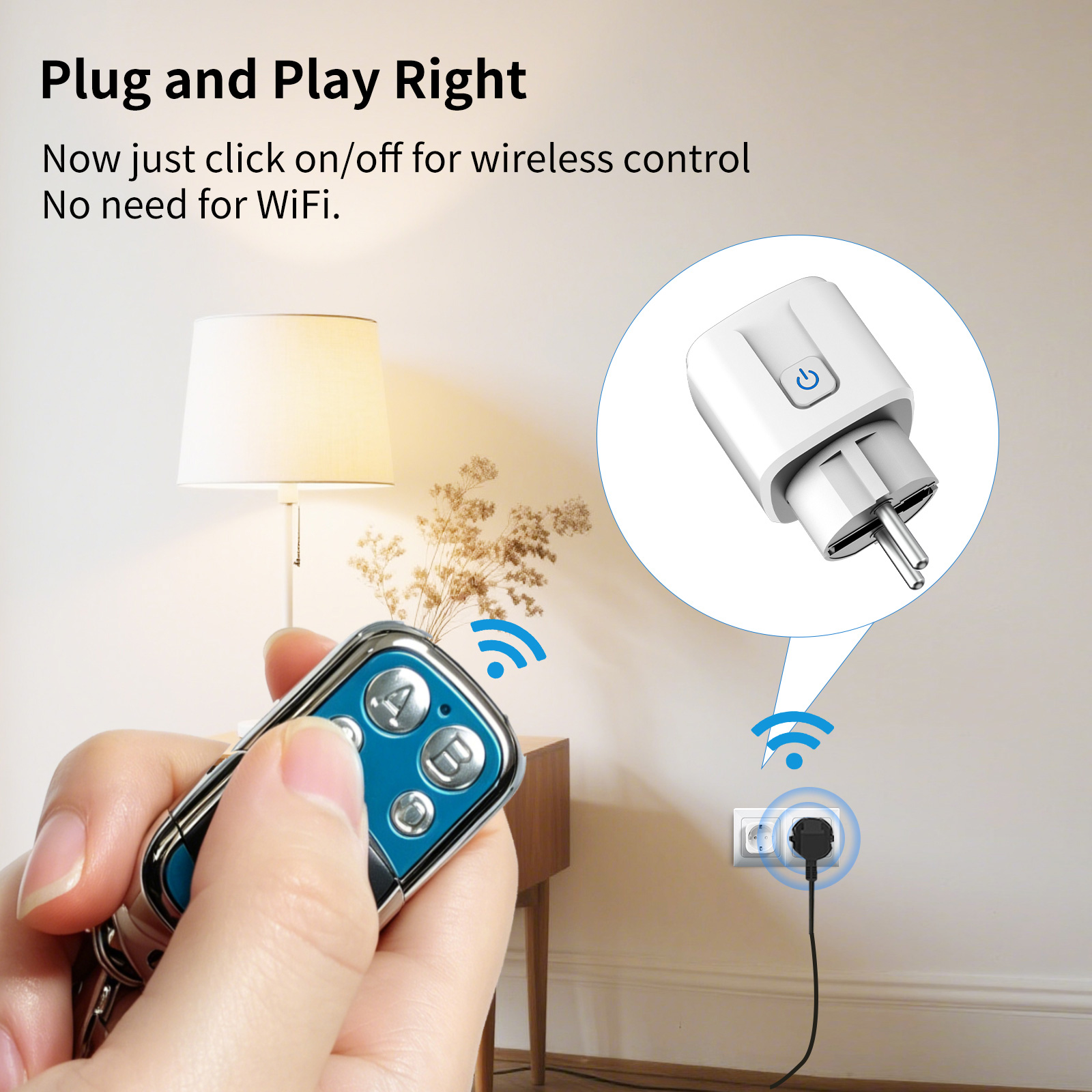 Tomada Inteligente RF433 EU FR - Smart Home Europe avaliação e preço