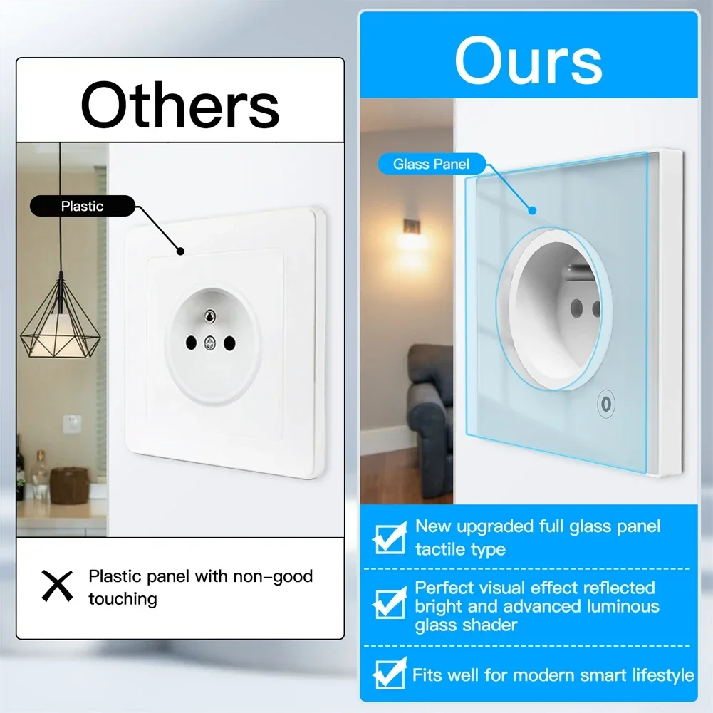 Soquete de Parede WIFI Painel  - Smart Home Europe avaliação e preço