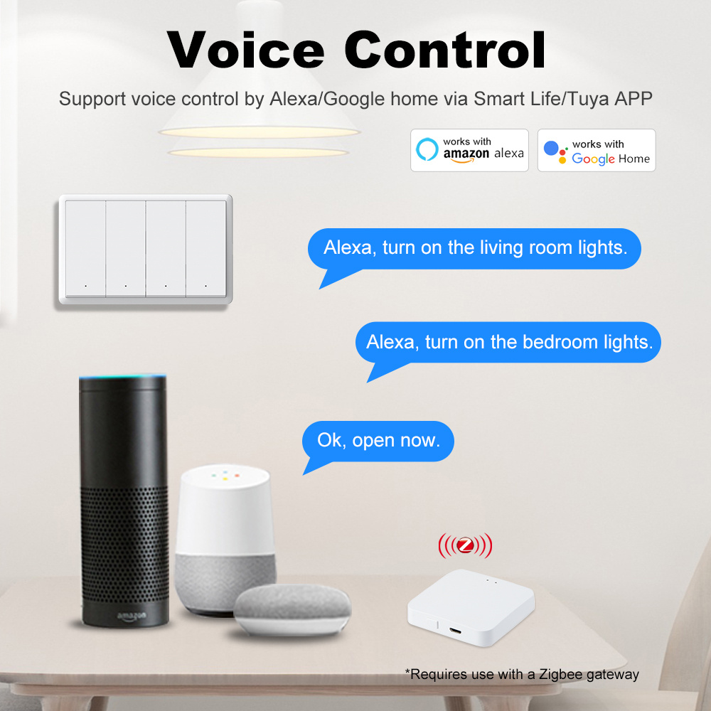 Interruptor inteligente Manhot - Smart Home Alexa avaliação e preço