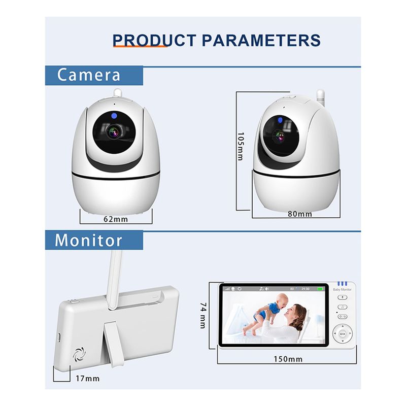 Monitor de bebê ABUL-Video 2.4 - Smart Home Video avaliação e preço
