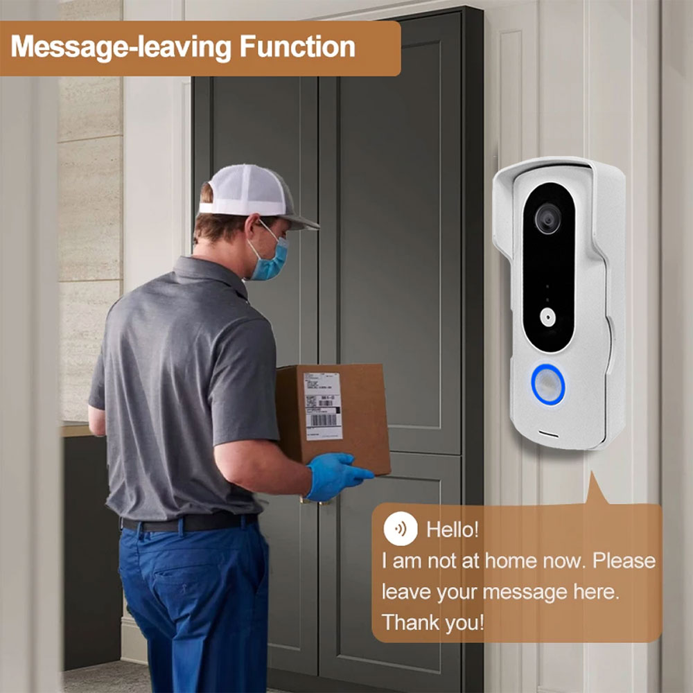 2 fios casa inteligente tuya w - Smart Home Video Doorbell Enhanced Security With Smart Doorbell avaliação e preço