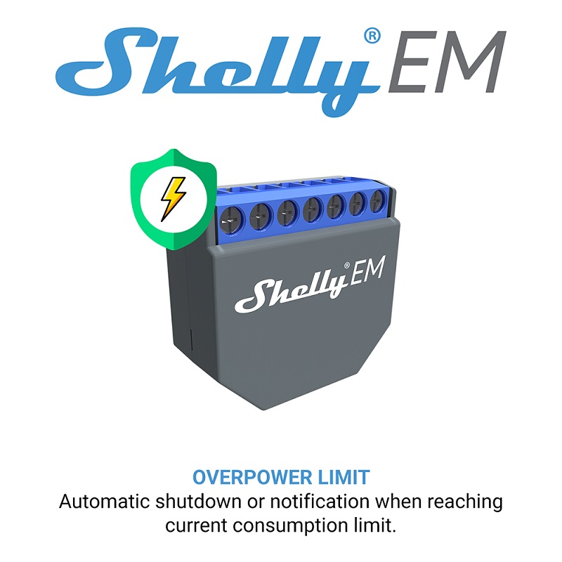 SHELLY EM Interruptor Controla - Smart Home Alexa avaliação e preço