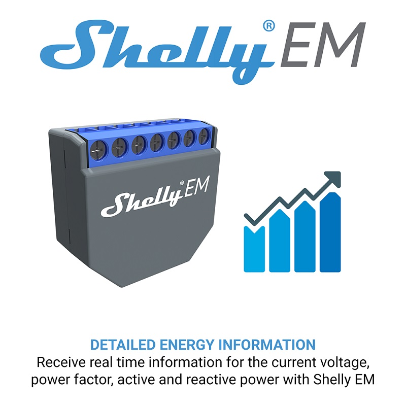 SHELLY EM Interruptor Controla - Smart Home Alexa avaliação e preço