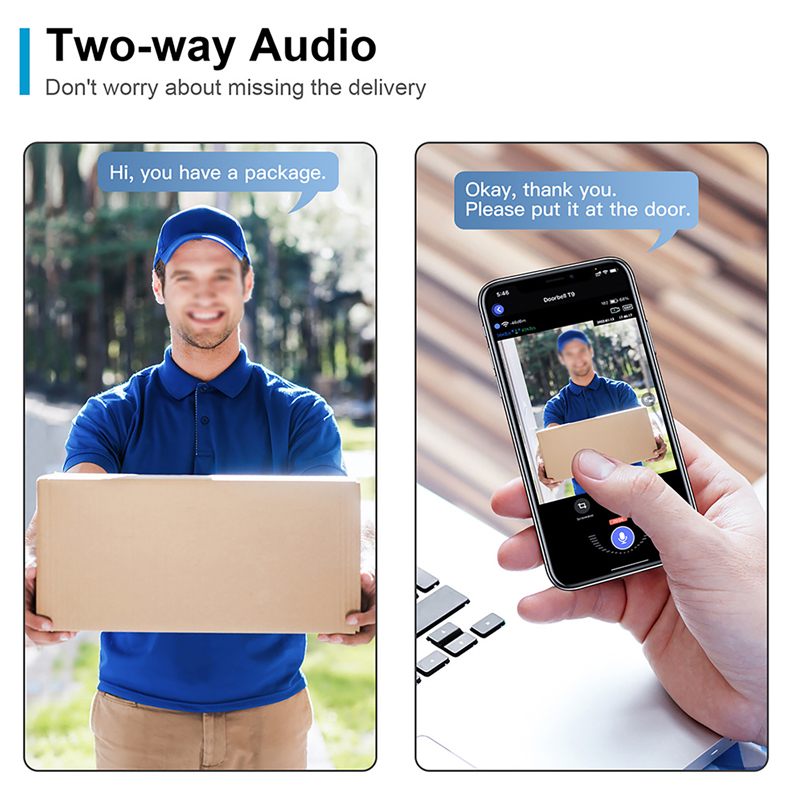 Wi fi inteligente vídeo campai - Smart Home Video Doorbell Enhanced Security With Smart Doorbell avaliação e preço