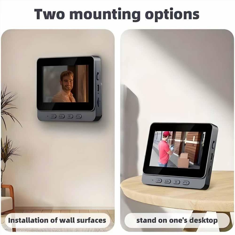 Campainha Inteligente WiFi 2.4 - Smart Home Video Doorbell Enhanced Security With Smart Doorbell avaliação e preço