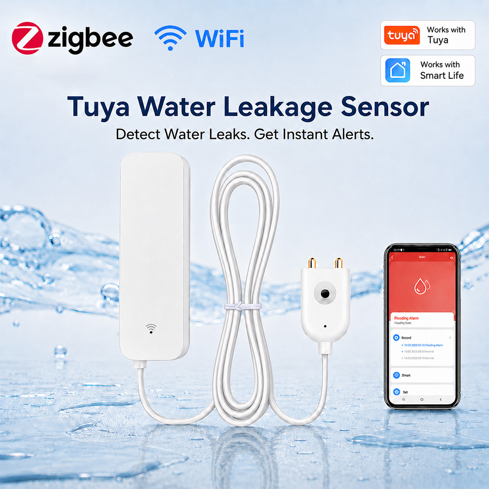 Sensor de Vazamento de Água Zi - Smart Home Matter avaliação e preço