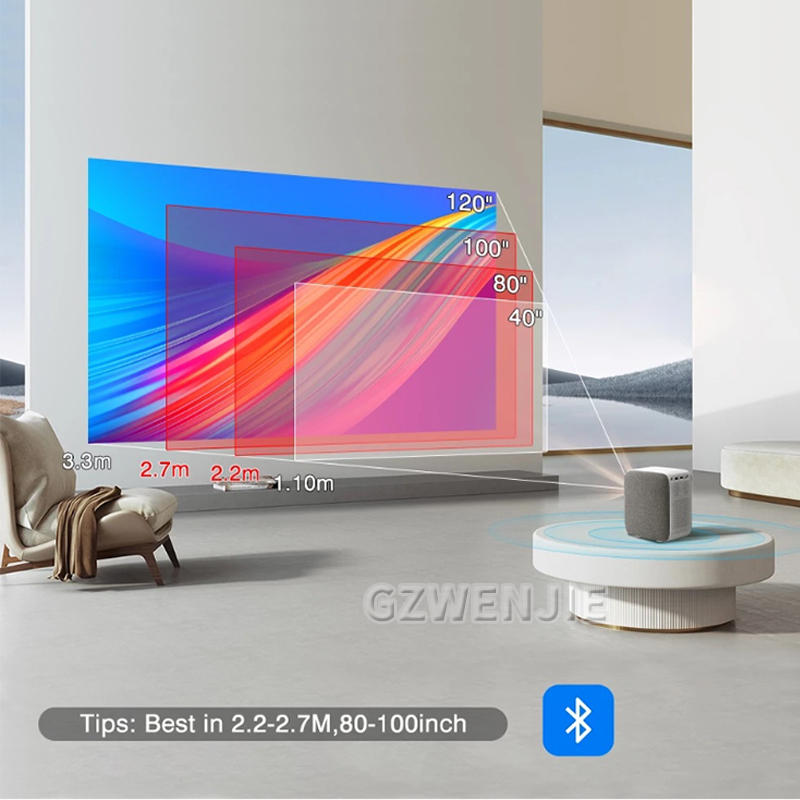 H6 Mini Projetor LED 1080P Ful - Smart Home Video avaliação e preço