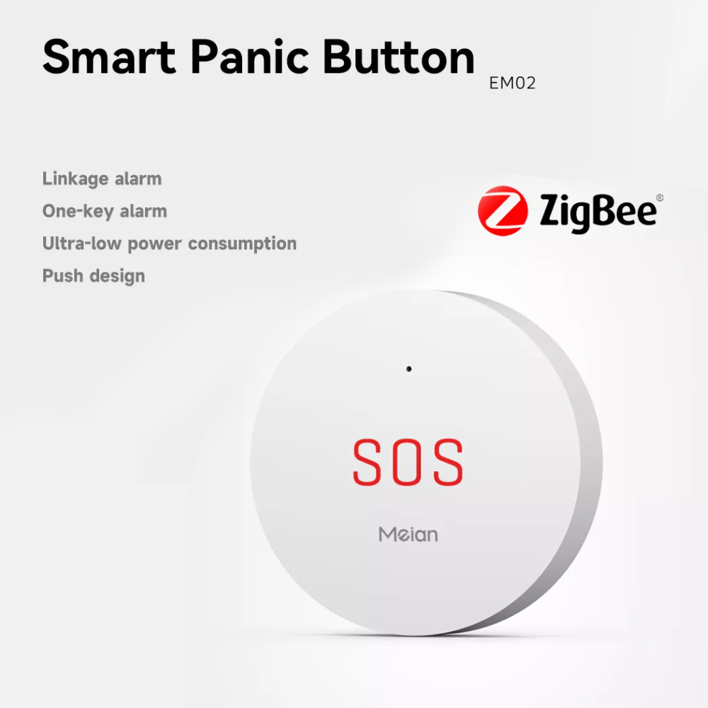 Zigbee tuya sos botão de emerg - Smart Home Vimar avaliação e preço