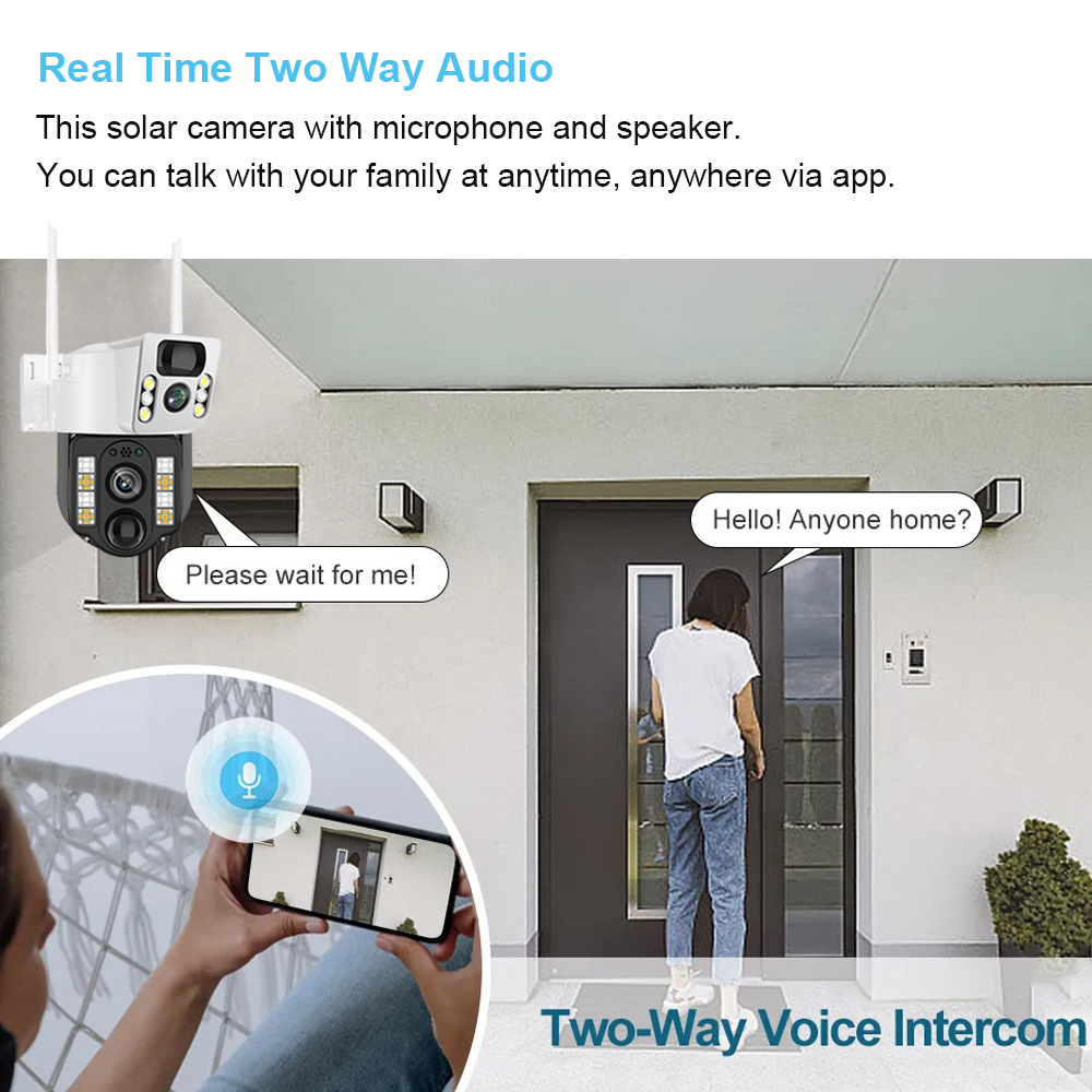 Câmera de vigilância CCTV sola - Smart Home Video avaliação e preço