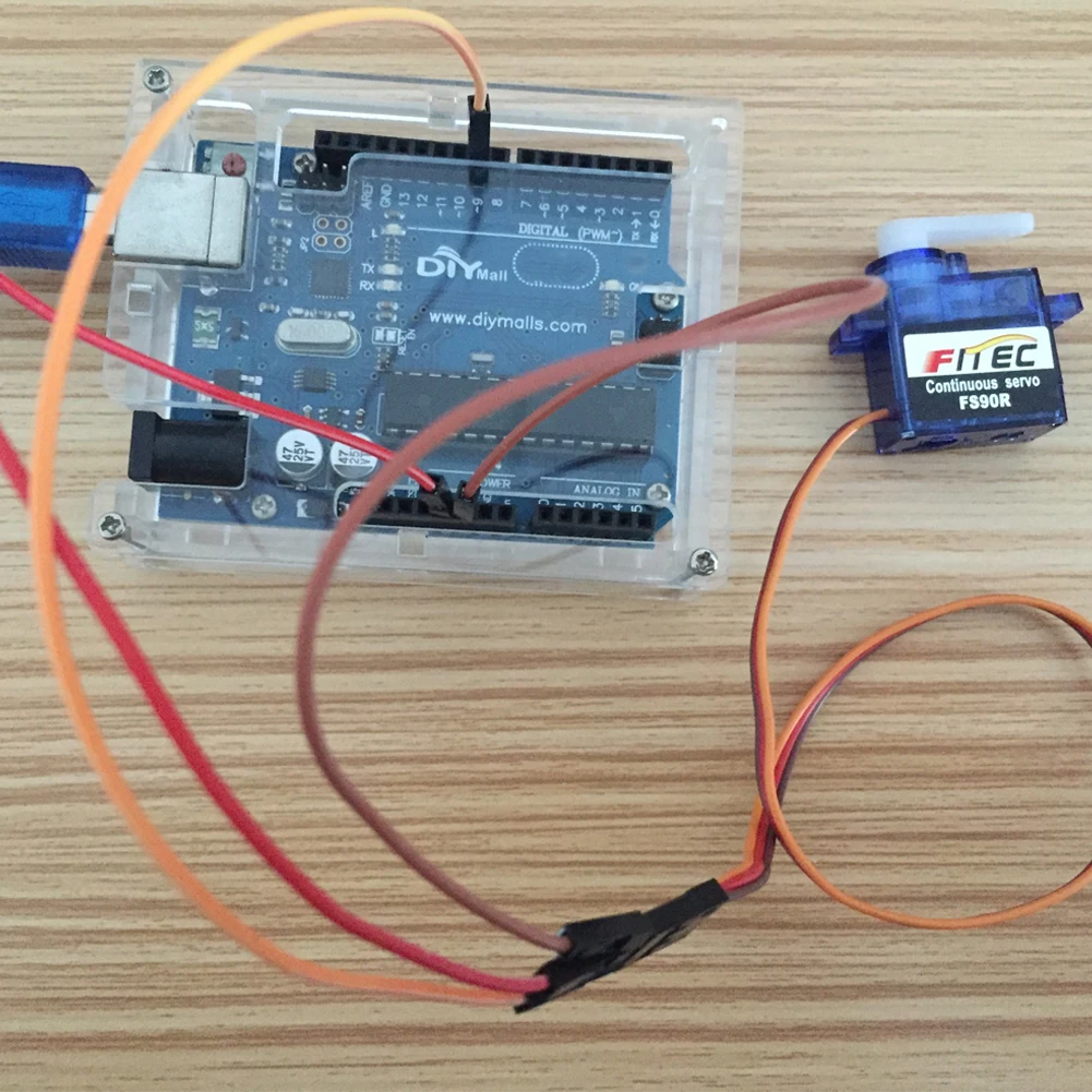 Feetech fs90r rc servo rotação - Smart Home Micro Bit avaliação e preço
