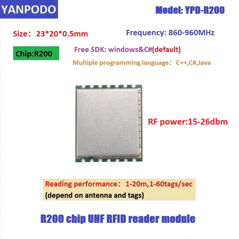 Módulo Leitor RFID UHF R200 co - Smart Home Raspberry Pi avaliação e preço