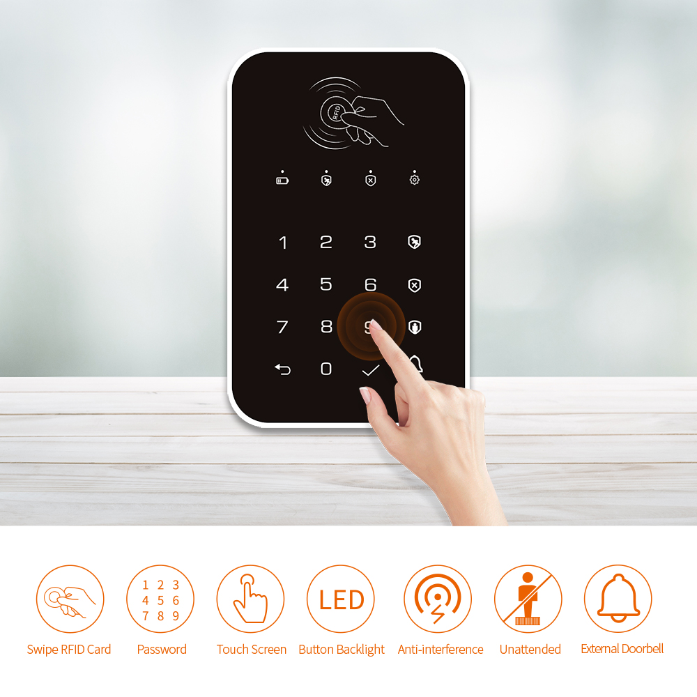 Staniot 433mhz teclado de toqu - Smart Home Keyboard avaliação e preço
