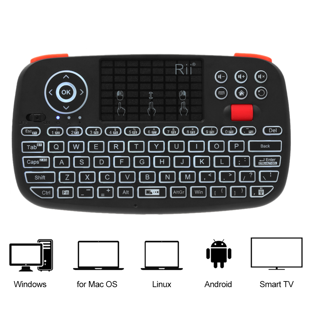Teclado sem fio Rii I4 Mini BT - Smart Home Keyboard avaliação e preço