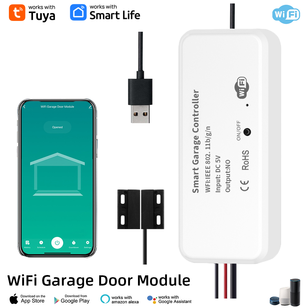 Abridor de porta de garagem in - Smart Garage Door Opener avaliação e preço